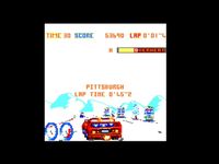 une photo d'Ã©cran de Turbo Outrun sur Amstrad CPC